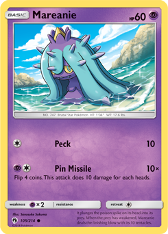 Lost Thunder 105/214 Mareanie