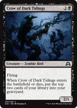 Shadows Over Innistrad 105/297 Crow of Dark Tidings