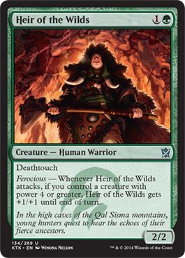 Khans of Tarkir 134/269 Heir of the Wilds