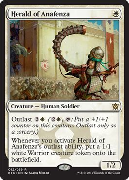 Khans of Tarkir 012/269 Herald of Anafenza