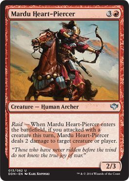 Duel Decks: Speed vs. Cunning 013/082 Mardu Heart-Piercer