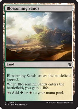 Khans of Tarkir 231/269 Blossoming Sands