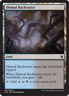 Khans of Tarkir 232/269 Dismal Backwaters