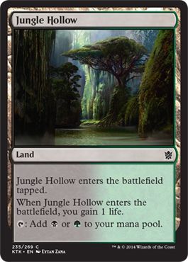 Khans of Tarkir 235/269 Jungle Hollow