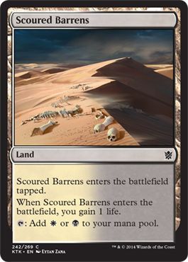 Khans of Tarkir 242/269 Scoured Barrens