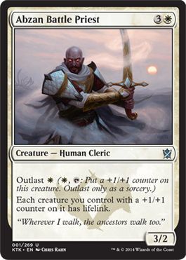 Khans of Tarkir 001/269 Abzan Battle Priest