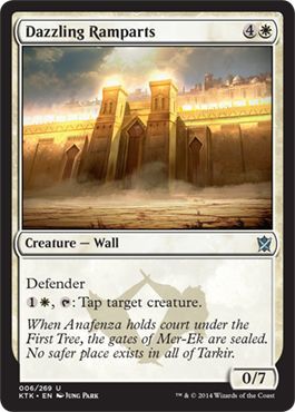 Khans of Tarkir 006/269 Dazzling Ramparts