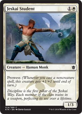 Khans of Tarkir 014/269 Jeskai Student