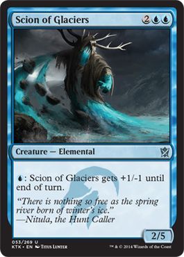 Khans of Tarkir 053/269 Scion of Glaciers