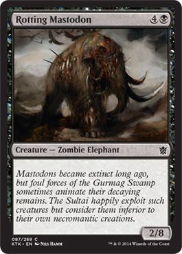 Khans of Tarkir 087/269 Rotting Mastodon