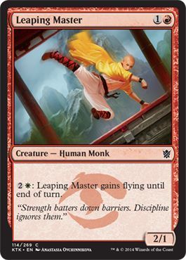 Khans of Tarkir 114/269 Leaping Master