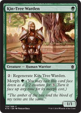 Khans of Tarkir 139/269 Kin-Tree Warden