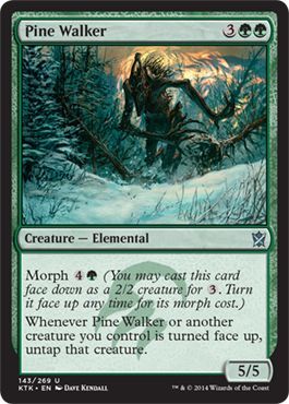 Khans of Tarkir 143/269 Pine Walker