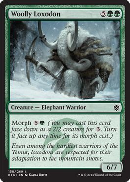 Khans of Tarkir 158/269 Woolly Loxodon