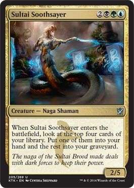 Khans of Tarkir 205/269 Sultai Soothsayer