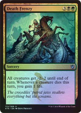 Khans of Tarkir 172/269 Death Frenzy (Foil)