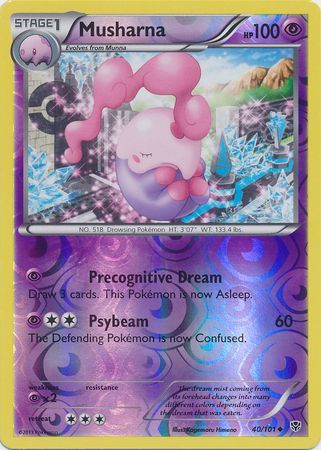 Plasma Blast 040/101 Musharna (Reverse Holo)