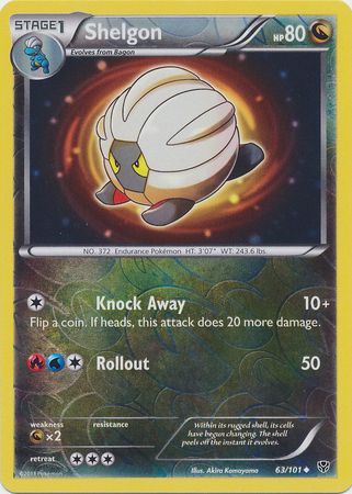 Plasma Blast 063/101 Shelgon (Reverse Holo)