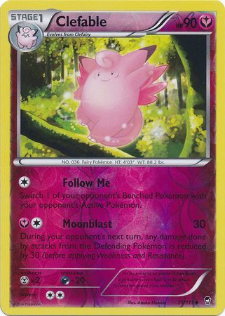 Furious Fists 071/111 Clefable (Reverse Holo)