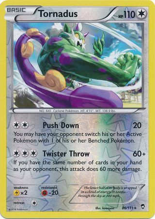 Furious Fists 086/111 Tornadus (Reverse Holo)