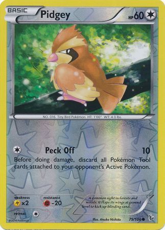 Flashfire 075/106 Pidgey (Reverse Holo)