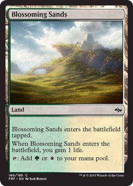 Fate Reforged 166/185 Blossoming Sands