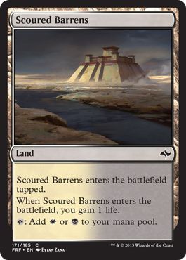 Fate Reforged 171/185 Scoured Barrens