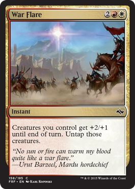 Fate Reforged 158/185 War Flare