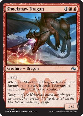 Fate Reforged 114/185 Shockmaw Dragon