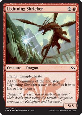 Fate Reforged 106/185 Lightning Shrieker