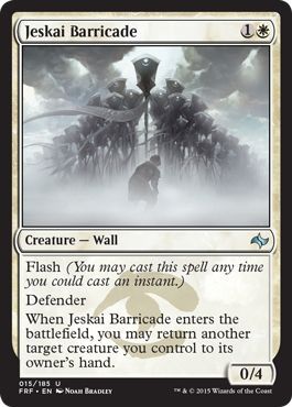 Fate Reforged 015/185 Jeskai Barricade