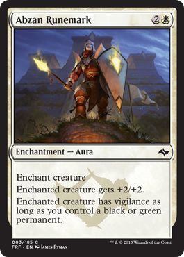 Fate Reforged 003/185 Abzan Runemark