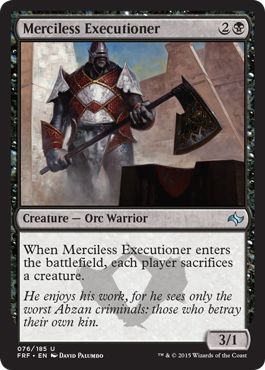 Fate Reforged 076/185 Merciless Executioner