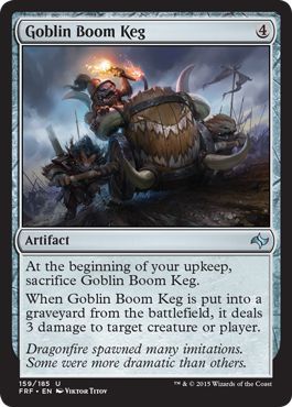 Fate Reforged 159/185 Goblin Boom Keg