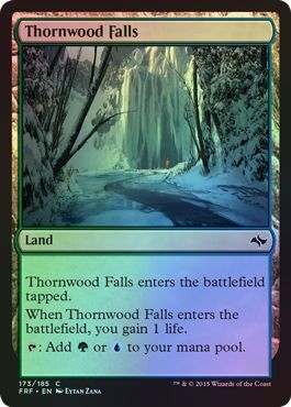 Fate Reforged 173/185 Thornwood Falls (Foil)