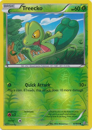 Primal Clash 006/160 Treecko (Reverse Holo)