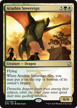 Dragons of Tarkir 212/264 Arashin Sovereign