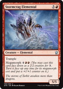 Dragons of Tarkir 158/264 Stormcrag Elemental