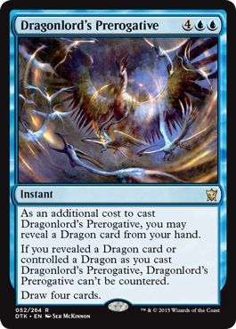 Dragons of Tarkir 052/264 Dragonlord's Prerogative