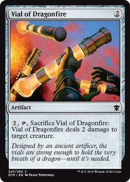 Dragons of Tarkir 247/264 Vial if Dragonfire