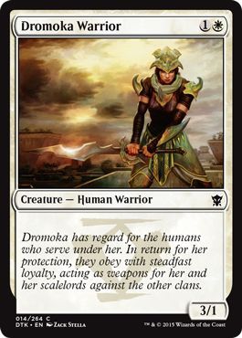 Dragons of Tarkir 014/264 Dromoka Warrior