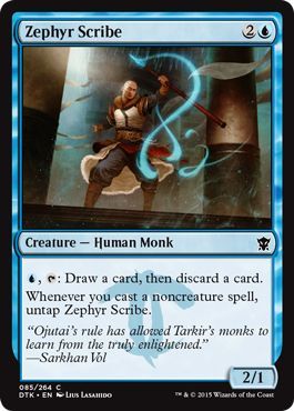 Dragons of Tarkir 085/264 Zephyr Scribe