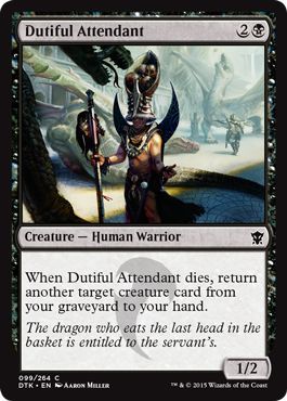 Dragons of Tarkir 099/264 Dutiful Attendant