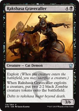 Dragons of Tarkir 114/264 Rakshasa Gravecaller