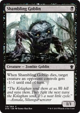 Dragons of Tarkir 118/264 Shambling Goblin