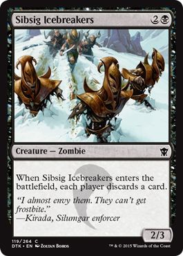 Dragons of Tarkir 119/264 Sibsig Icebreakers