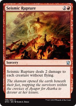 Dragons of Tarkir 156/264 Seismic Rupture