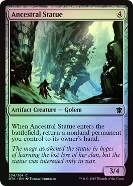 Dragons of Tarkir 234/264 Ancestral Statue (Foil)