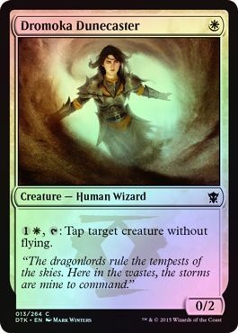 Dragons of Tarkir 013/264 Dromoka Dunecaster (Foil)