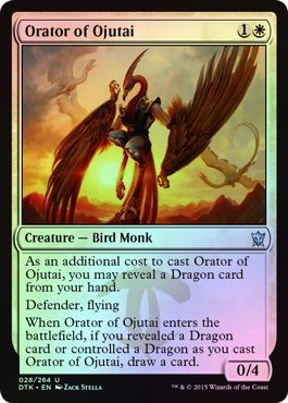 Dragons of Tarkir 028/264 Orator of Ojutai (Foil)